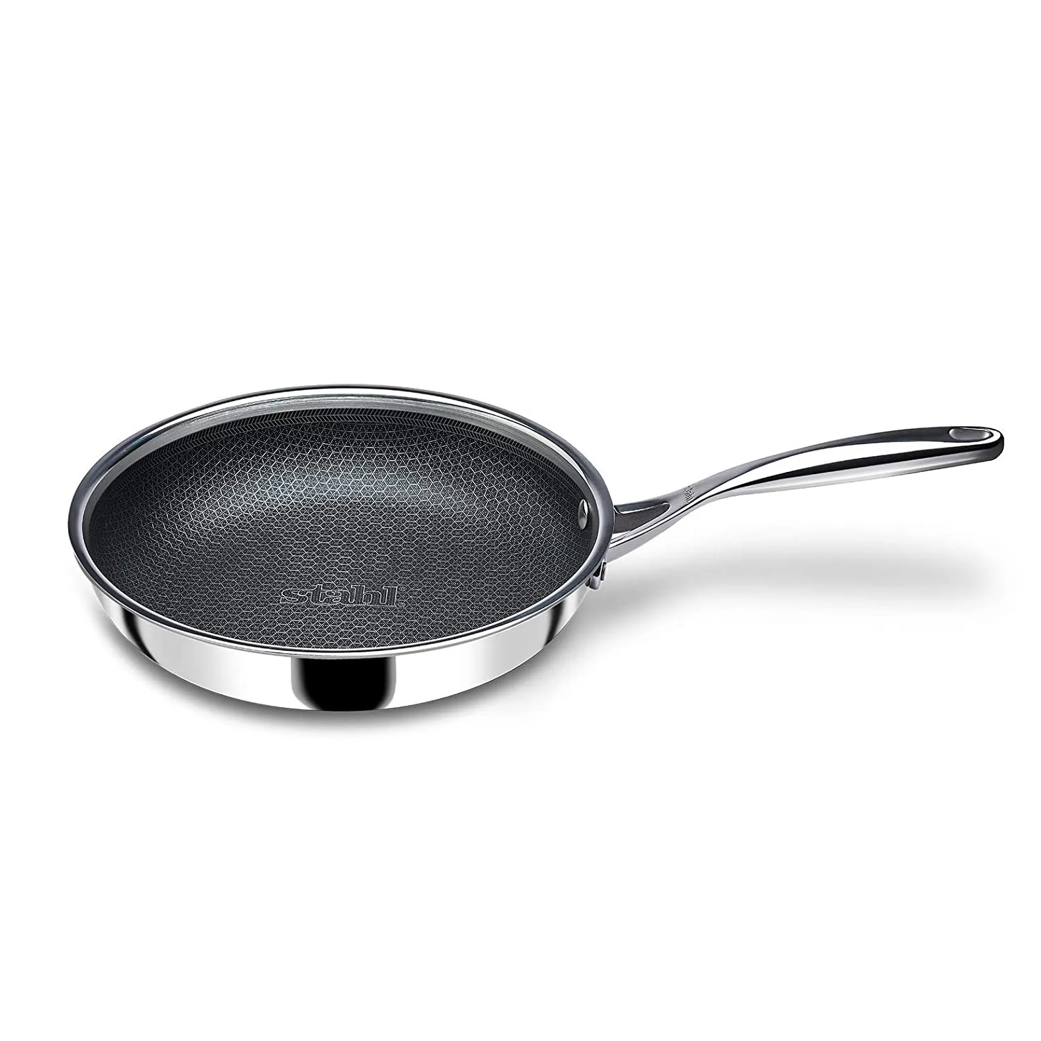 STAHL TRIPLY STAINLESS STEEL ARTISAN HYBRID Frypan WITH LID (NON-STICK)