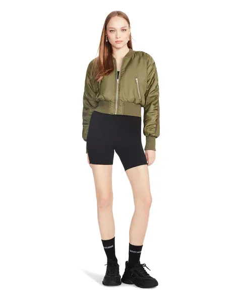 Womens Olive Green Steve Madden Eva Jacket - Stylish and Versatile Outerwear