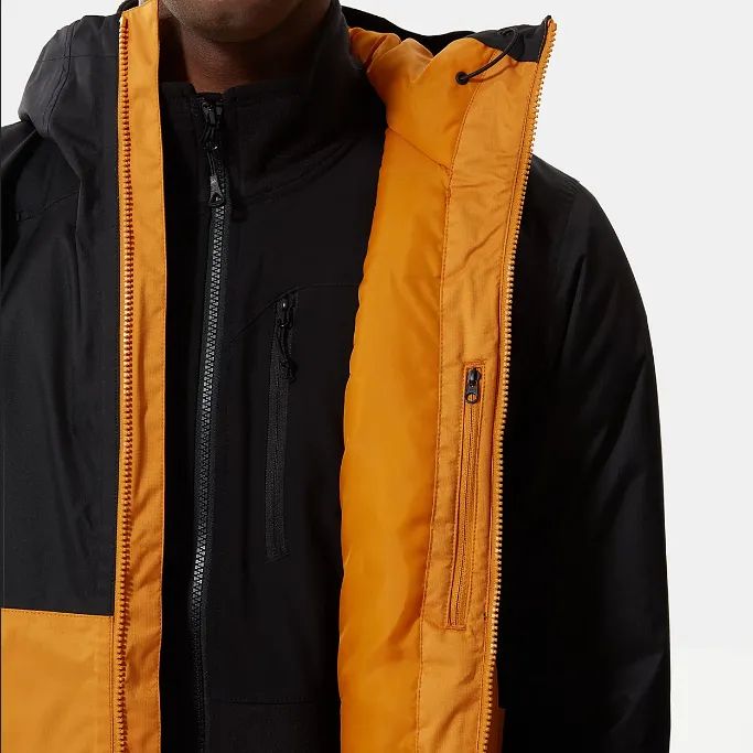 The North Face Jacket Millerton NF0A3YFIAUV citrine yellow-black