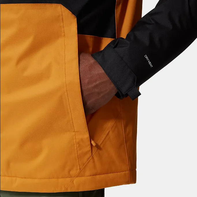 The North Face Jacket Millerton NF0A3YFIAUV citrine yellow-black