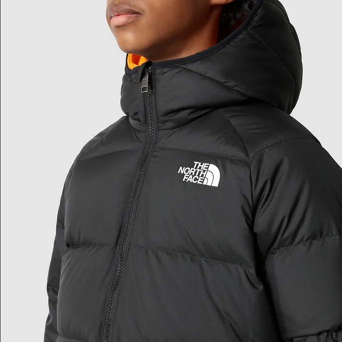 The North Face North Down Boys' Reversible Hooded Jacket NF0A7WOPJK3 black