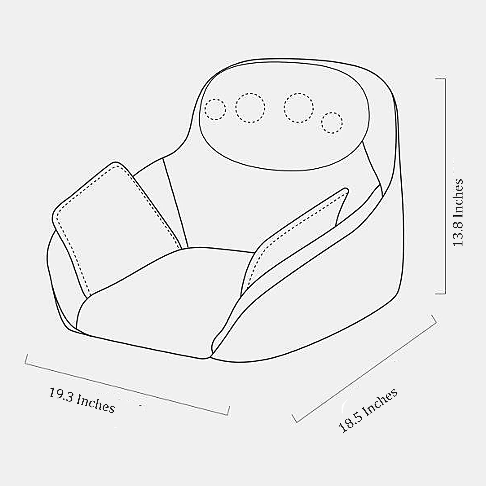 THERMA-TEK HEATED MASSAGE CHAIR