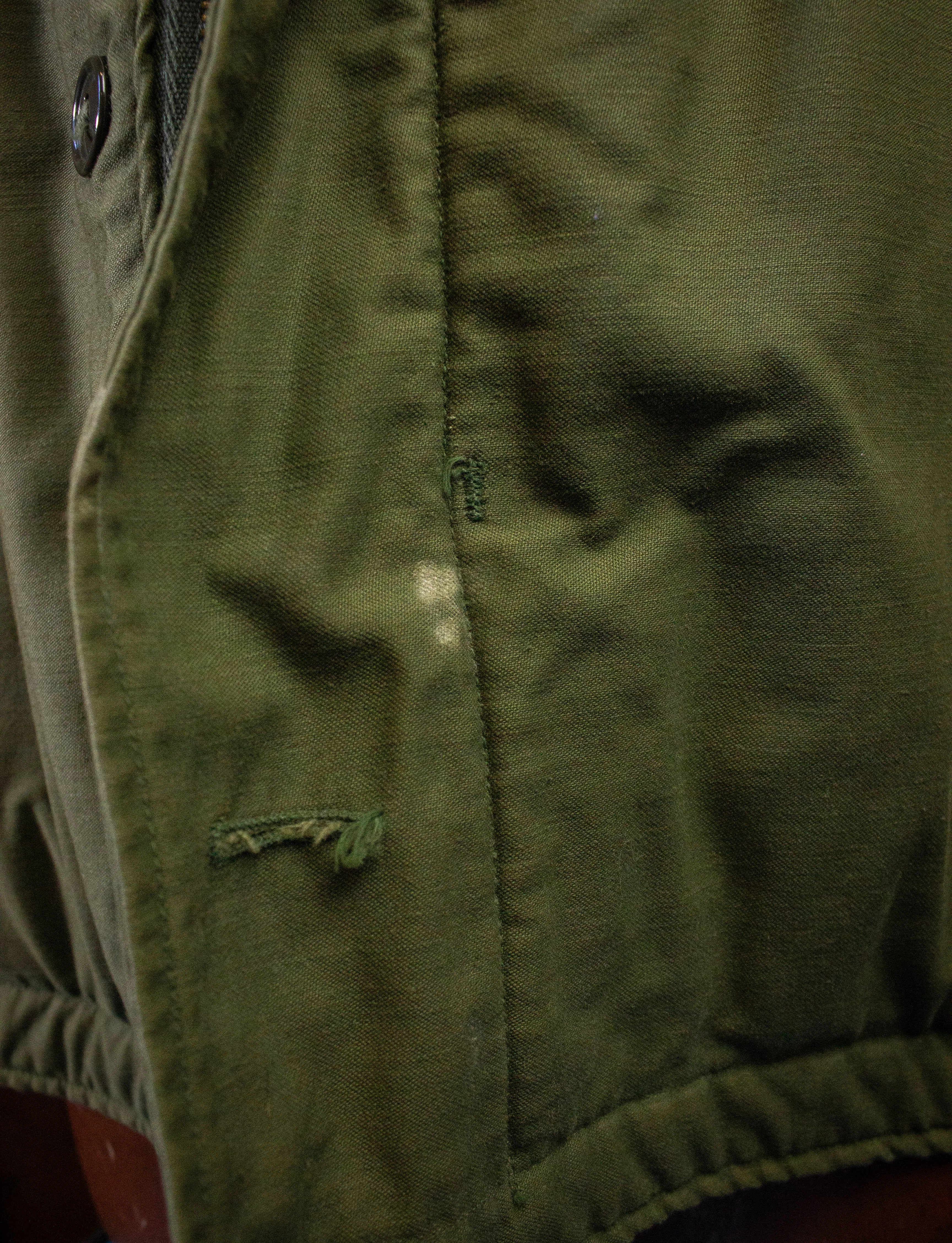 Vintage A-2 US Navy Deck Jacket Olive Drab 2XL