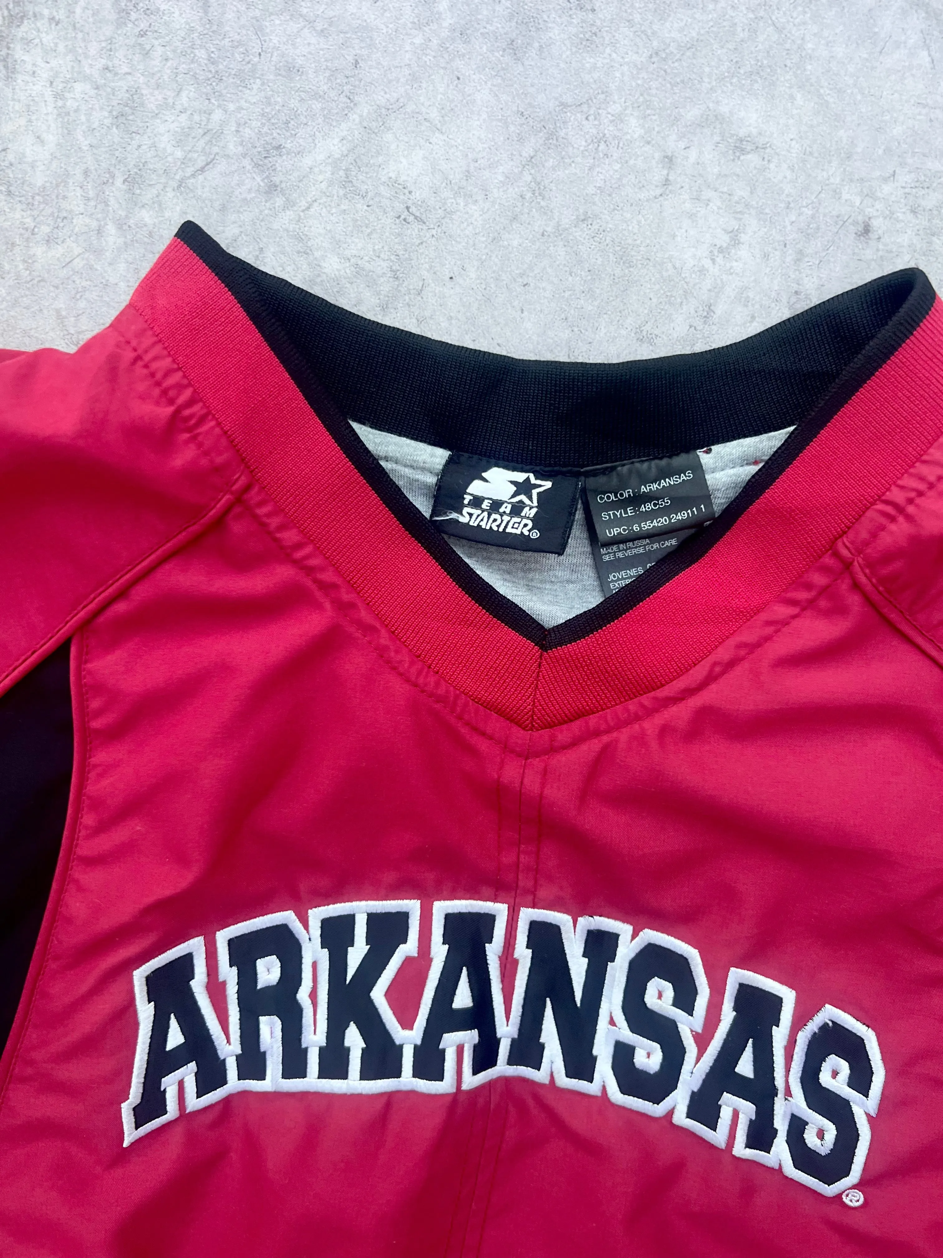 Vintage Arkansas Starter Pullover Jacket (S)