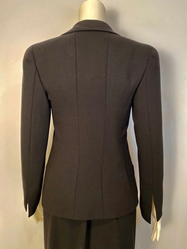 Vintage Chanel 98A, 1998 Fall Double Breasted Black Jacket Blazer FR 36 US 2/4