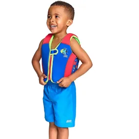 Zoggs Blue, Green & Red Learn To Swim Swim Vest